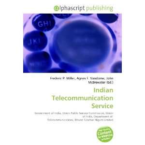  Indian Telecommunication Service (9786134278621) Books