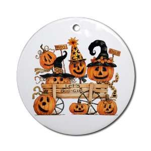   Round) Halloween Lets Boogie Jack o Lantern Pumpkin 