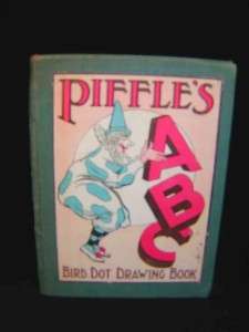 Antique CHILDRENS BOOK Piffles Bird Dog Drawing 1920  