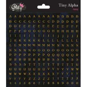  Teeny Alpha Stickers, Navy   898974 Patio, Lawn & Garden