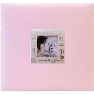 Expressions Postbound Album 8X8 Baby   Pink