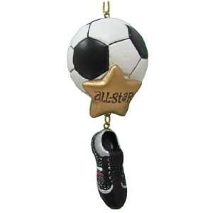  All Star Soccer Christmas Ornament