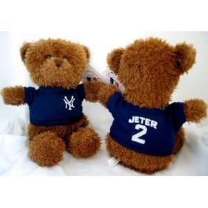  Derek Jeter New York Yankee Plush Teddy Bear with Official 