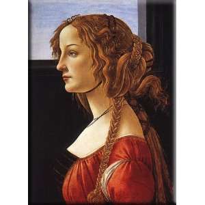   Woman 12x16 Streched Canvas Art by Botticelli, Sandro