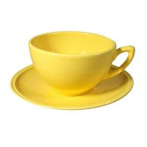  Salam Tea Cup and Saucer   Yellow