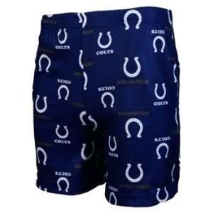 Indianapolis Colts Boys Flannel Boxer Short  Sports 