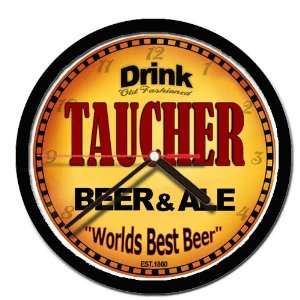  TAUCHER beer and ale cerveza wall clock 