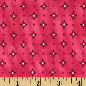  44 Wide Seasons Diamond Dots Pink Fabric By The Yard 