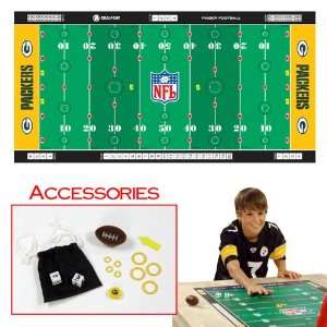   Finger FootballT Game Mat   Packers (Toys & Games)