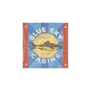  Blue Sky Cabins Canvas Reproduction