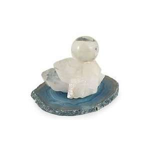  NOVICA Quartz and agate sculpture, Mountain of Crystal 