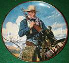 John Wayne Spirit of the West Collectors Plate by Franklin Mint