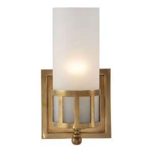 Lighting New York R SS2011HAB FG Studio 1 Light Sconces in Hand Rubbed 