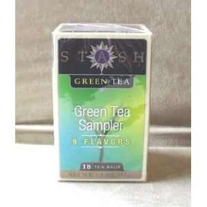 Stash Premium Green Tea Sampler 18ct 9 Grocery & Gourmet Food