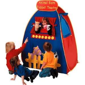  Pop Up Animal Barn Puppet Theatre Toys & Games