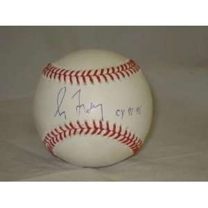  Greg Maddux Signed Baseball   Braves CY 92 95 PSA 