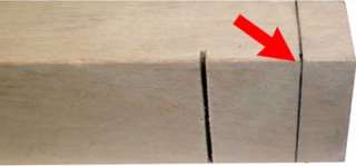   Transfer the line on the side of the block to the bottom of the block