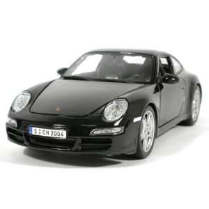  Maisto 1/18 Porsche 911 Carrera S (Black) Toys & Games