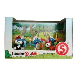  Schleich Smurf Pack   Champagne Party Toys & Games
