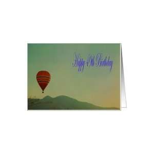  Happy 49th Birthday Hot Air Balloon Card Toys & Games
