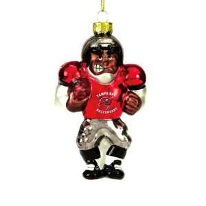  BSS   Tampa Bay Buccaneers NFL Glass Player Ornament (5 