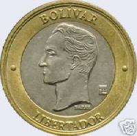 2005 Venezuela Bimetallic Coin   1000 Bolivares    