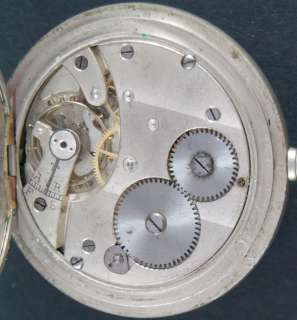 Antique Mens Swiss Pocket Watch Art Nouveau Limoges UHREN RELOJ MONTRE 