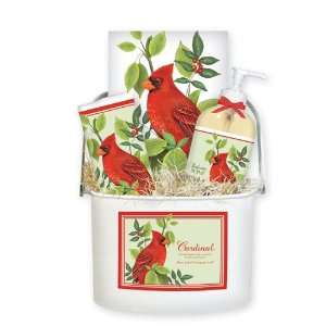 Cardinal Soap Gift Bucket Beauty