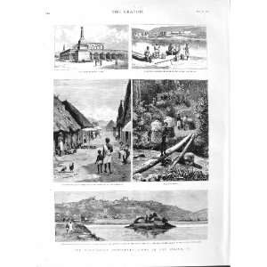  1882 MADAGASCAR TAMATAVE NATIVE BRIDGE MARMEEDS HIDES 