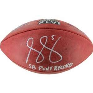   SB Punt Record Super Bowl XLVI Football Sports Collectibles