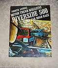 Vintage 1966 Riverside 500 Racing Program Motor Trend NASCAR Dan 