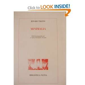  Minimalia (9788470309472) Jenaro Talens Books