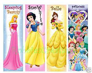 BOOKMARK Disney PRINCESS Snow White Belle Party Favor  