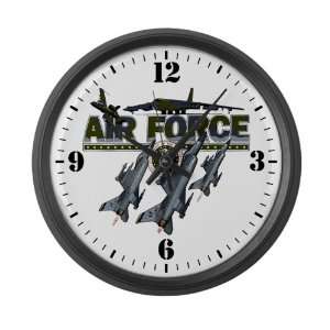  Large Wall Clock US Air Force with Planes and Fighter Jets 