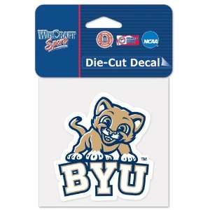  Brigham Young University Die Cut Decal 4x4 Everything 