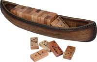 TABLE GAME. Domino Gift Set Canoe  