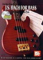 BACH FOR BASS GUITAR   WITH TABLATURE   BOOK & CD  