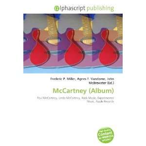  McCartney (Album) (9786133716018) Books