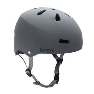  BERN Macon Hardhat Brock Foam Helmet Matte Grey Sports 