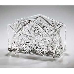 Crystal Napkin Holder   4.25 inches