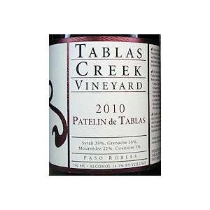  2010 Tablas Creek Patelin De Tablas 750ml Grocery 
