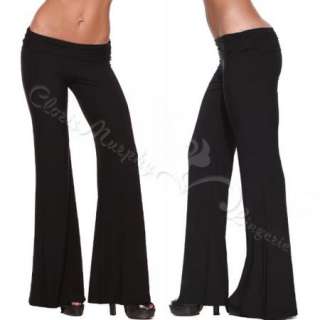 Sexy Low Waist Bell Bottomed Party Leggings Club Flares Casual Pants 