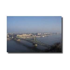  Szabadsag Bridge Danube River Budapest Hungary Giclee 