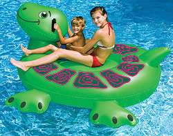 Inflatable Giant Sea Turtle Swimming Pool Float  