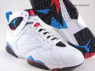 New Nike Air Jordan VII 7 Orion Blue/White/Black 2011 Retro Basketball 
