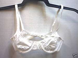St EVE Bra Size 32 A White Soft Cup SEXY Cotton/Spandex  