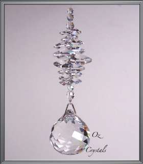 Crystal Ball Hanging Ornament Suncatcher with Swarovski  
