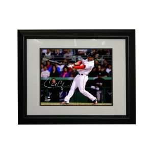  Autographed Carl Crawford 8 by 10 framed Boston Red Sox 