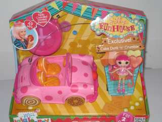 Lalaloopsy mini SILLY FUNHOUSE CAKE DUNK N CRUMBLE RC CRUISER CAR doll 
