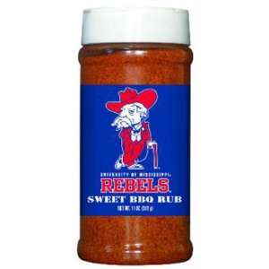 Mississippi Rebels NCAA Sweet BBQ Rub (11oz)  Sports 